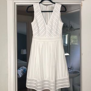 Jcrew white eyelit dress